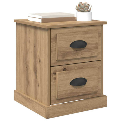 vidaXL Bedside Cabinet 2 pcs Artisan Oak 39 x 39 x 47.5 cm