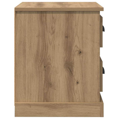 vidaXL Bedside Cabinet 2 pcs Artisan Oak 39 x 39 x 47.5 cm