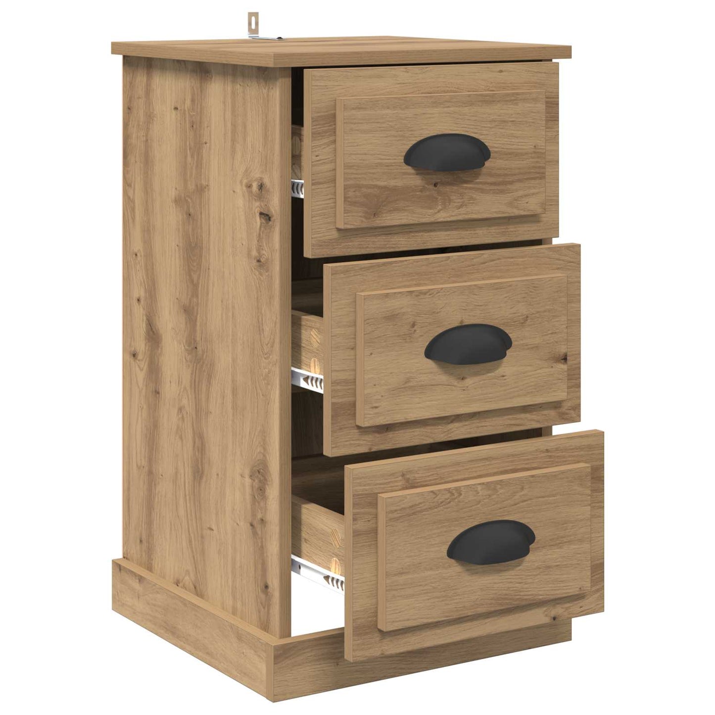 vidaXL Bedside Cabinet Artisan Oak 39 x 39 x 67.5 cm Engineered Wood