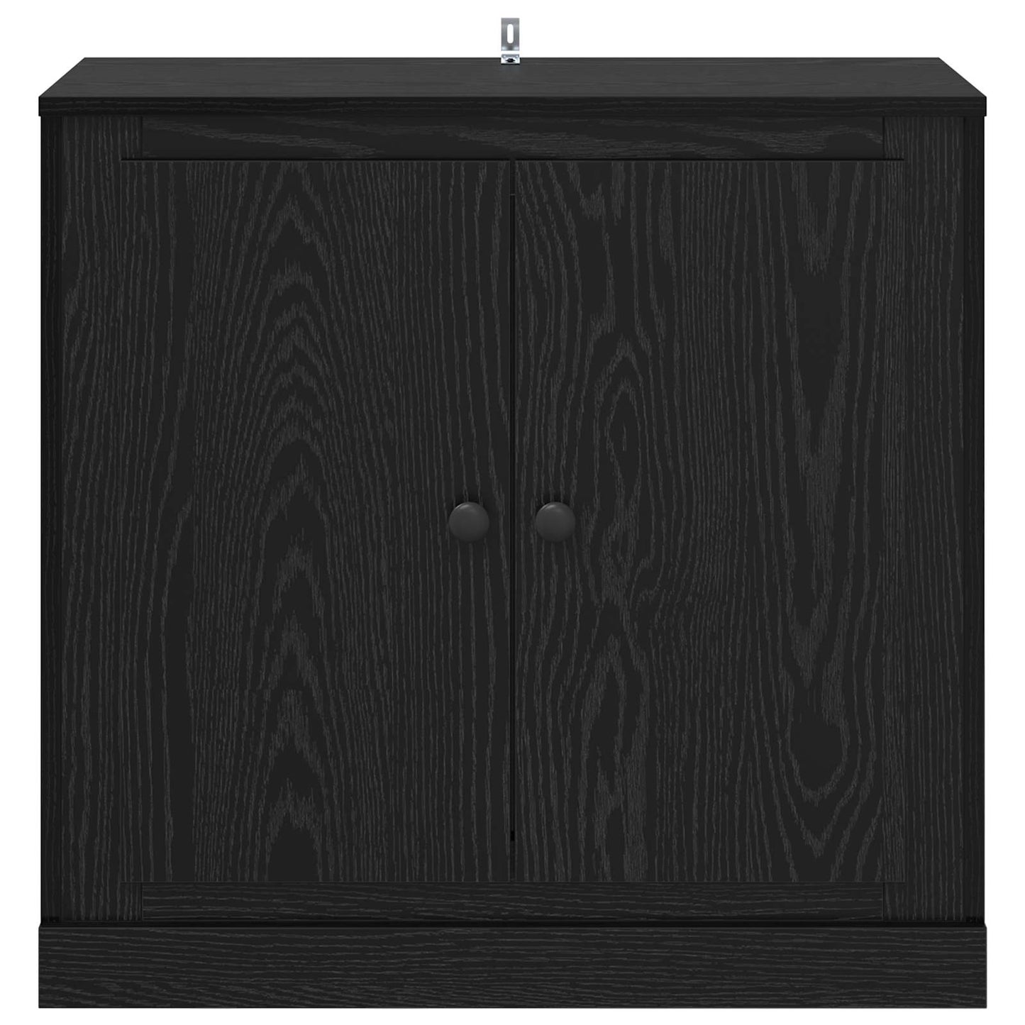 vidaXL Sideboard Black Oak 70 x 35.5 x 67.5 cm Engineered Wood