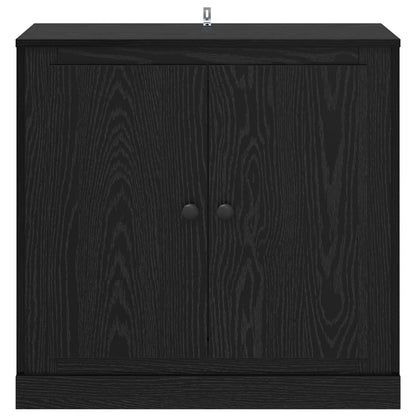 vidaXL Sideboard Black Oak 70 x 35.5 x 67.5 cm Engineered Wood
