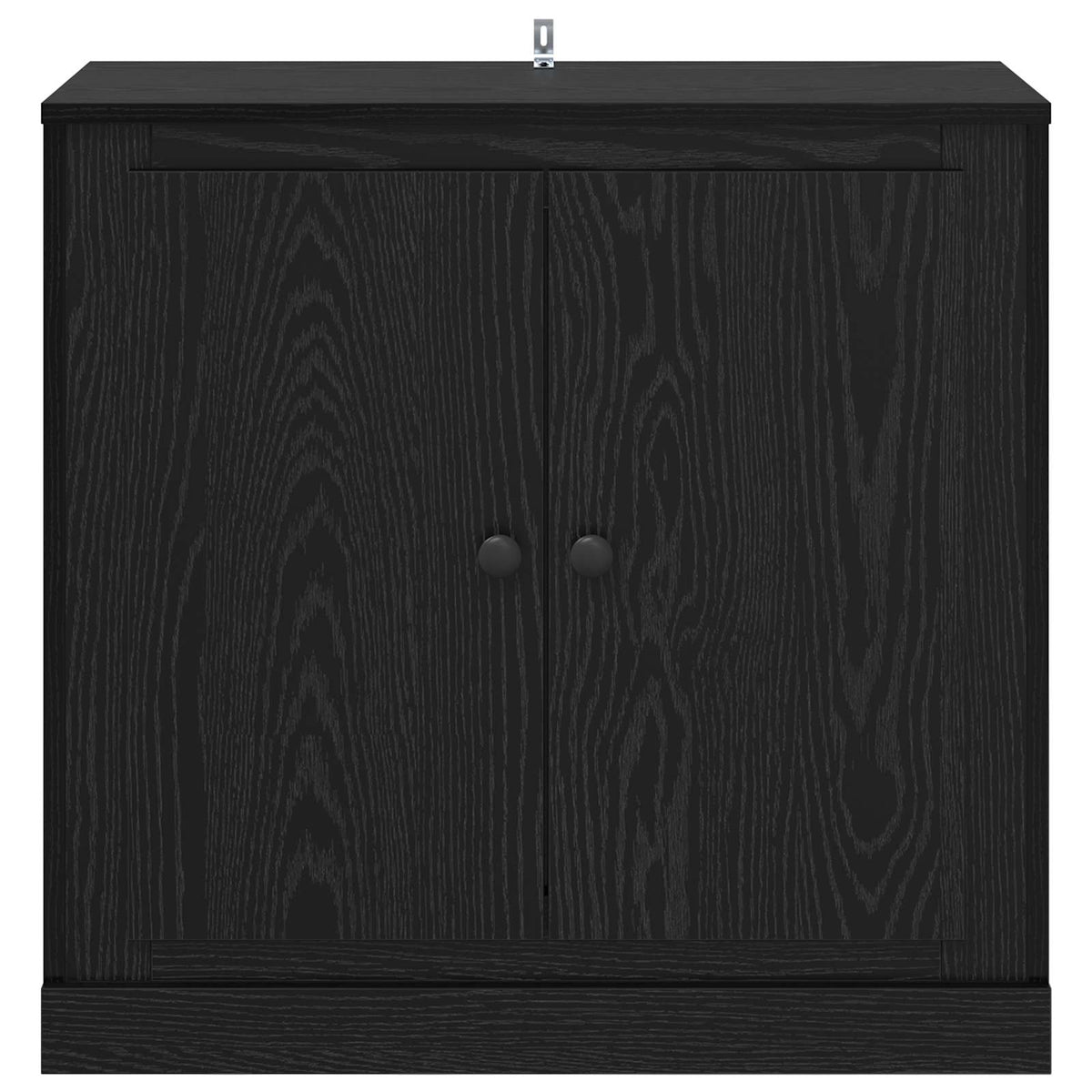vidaXL Sideboard 70 x 35.5 x 67.5 cm Black Oak Engineered Wood
