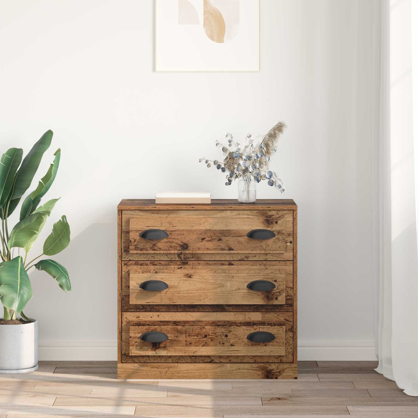 vidaXL Sideboard Old Wood 70 x 35.5 x 67.5 cm Engineered Wood