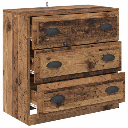 vidaXL Sideboard Old Wood 70 x 35.5 x 67.5 cm Engineered Wood