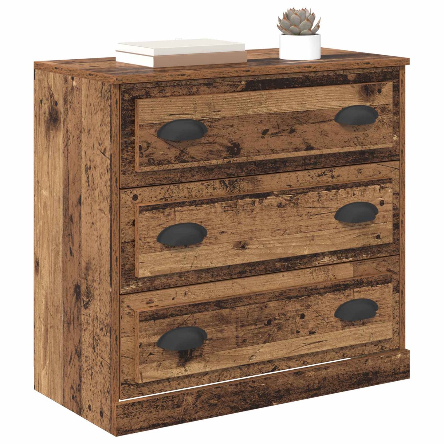 vidaXL Sideboard Old Wood 70 x 35.5 x 67.5 cm Engineered Wood