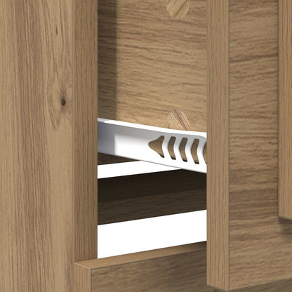 vidaXL Sideboard Artisan Oak 70 x 35.5 x 67.5 cm Engineered Wood