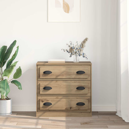 vidaXL Sideboard Artisan Oak 70 x 35.5 x 67.5 cm Engineered Wood