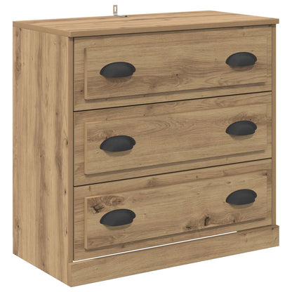 vidaXL Sideboard Artisan Oak 70 x 35.5 x 67.5 cm Engineered Wood