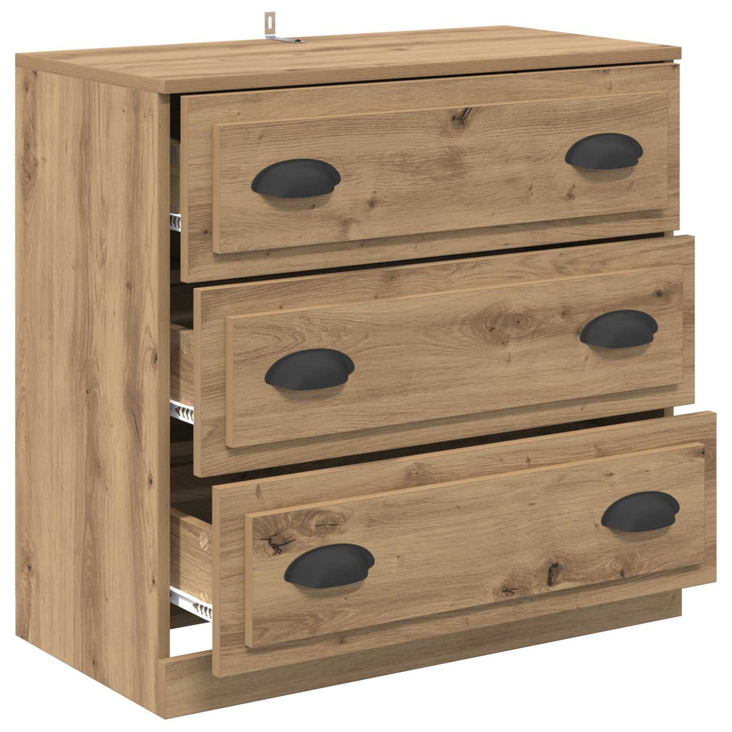 vidaXL Sideboard Artisan Oak 70 x 35.5 x 67.5 cm Engineered Wood