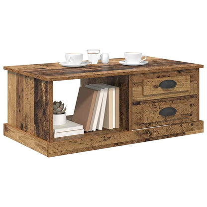 vidaXL Coffee Table Old Wood 90 x 50 x 35 cm Engineered Wood