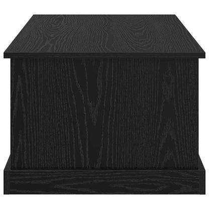 vidaXL Coffee Table Black Oak 90 x 50 x 35 cm Engineered Wood