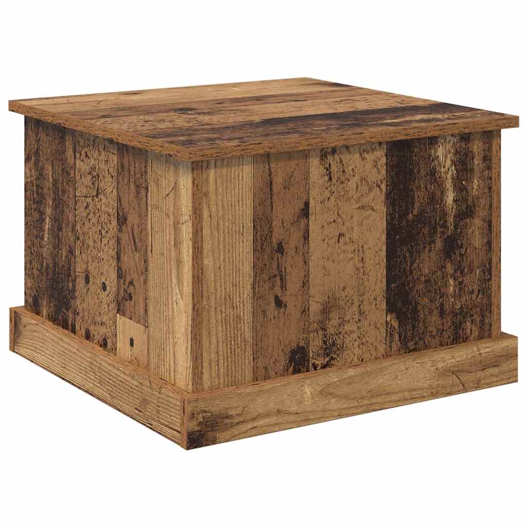 vidaXL Coffee Table Old Wood 50 x 50 x 35 cm Engineered Wood