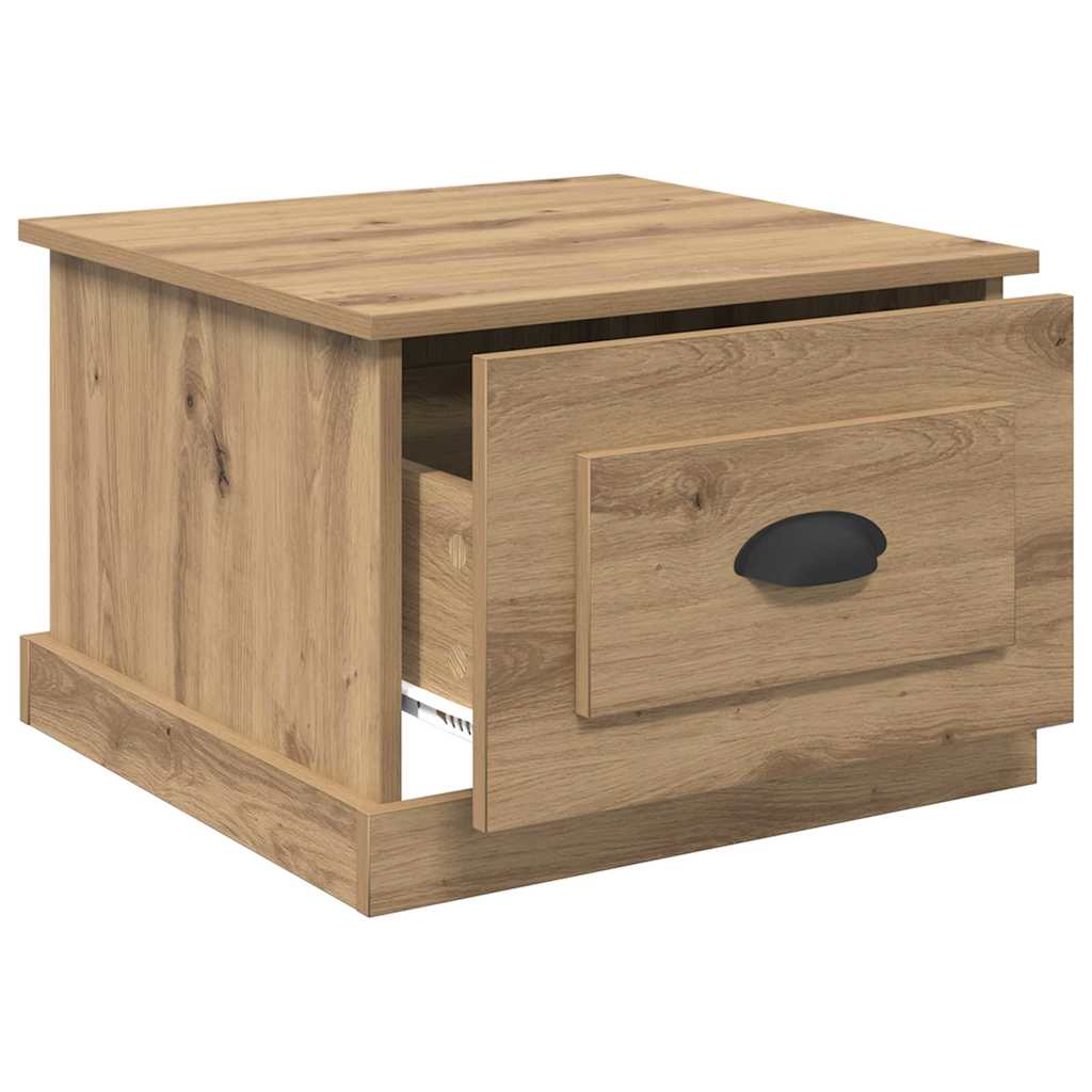 vidaXL Coffee Table Artisan Oak 50 x 50 x 35 cm Engineered Wood