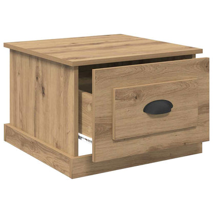 vidaXL Coffee Table Artisan Oak 50 x 50 x 35 cm Engineered Wood