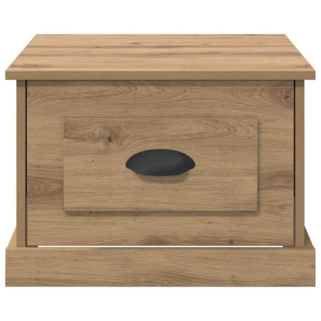 vidaXL Coffee Table Artisan Oak 50 x 50 x 35 cm Engineered Wood