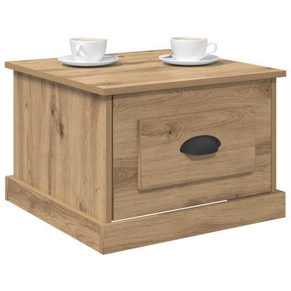 vidaXL Coffee Table Artisan Oak 50 x 50 x 35 cm Engineered Wood