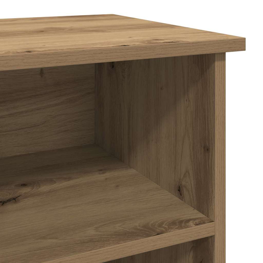 vidaXL TV Cabinet 99.5 x 35.5 x 48 cm Artisan Oak Engineered Wood