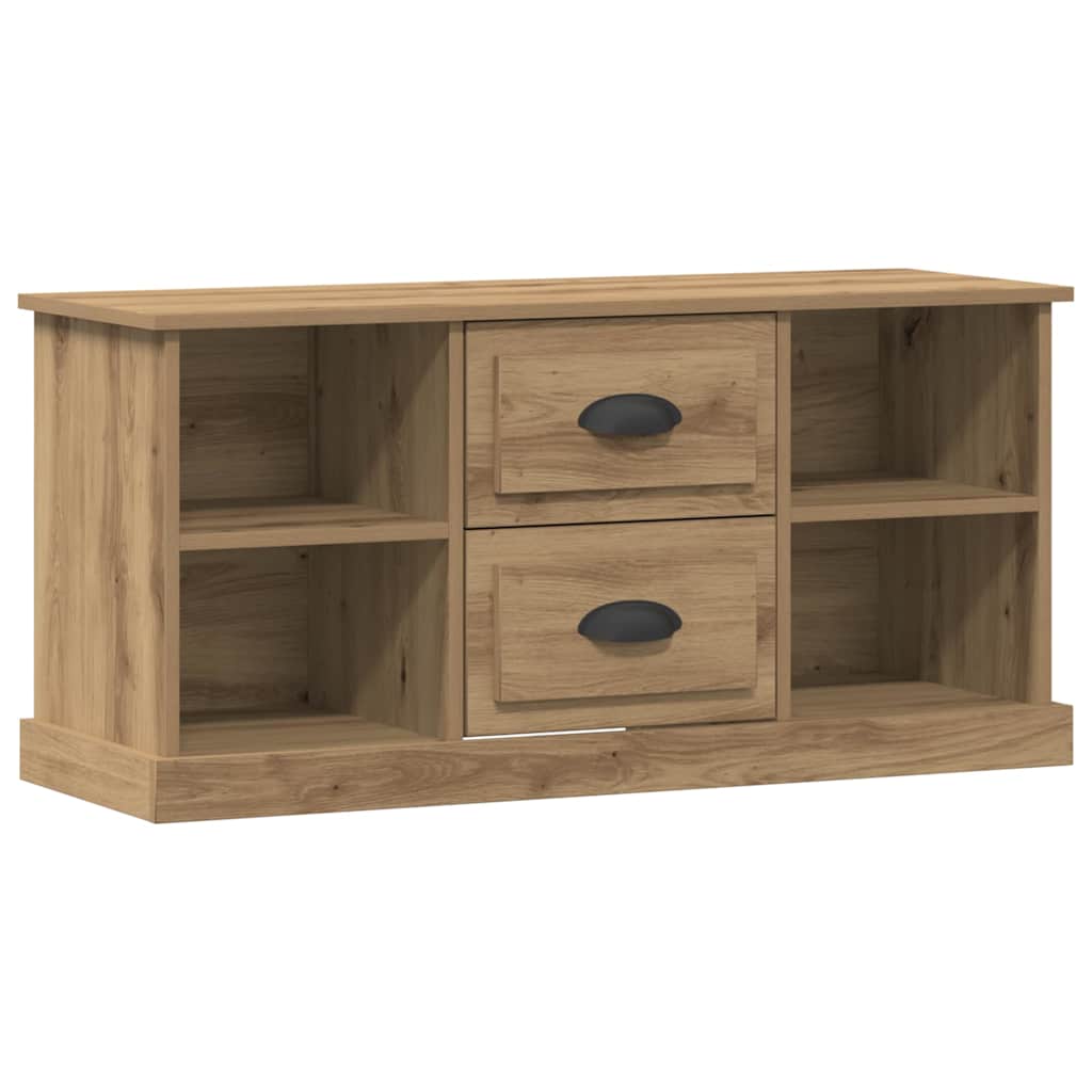 vidaXL TV Cabinet 99.5 x 35.5 x 48 cm Artisan Oak Engineered Wood