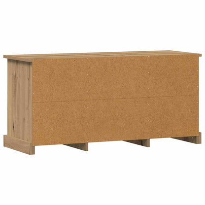 vidaXL TV Cabinet 99.5 x 35.5 x 48 cm Artisan Oak Engineered Wood