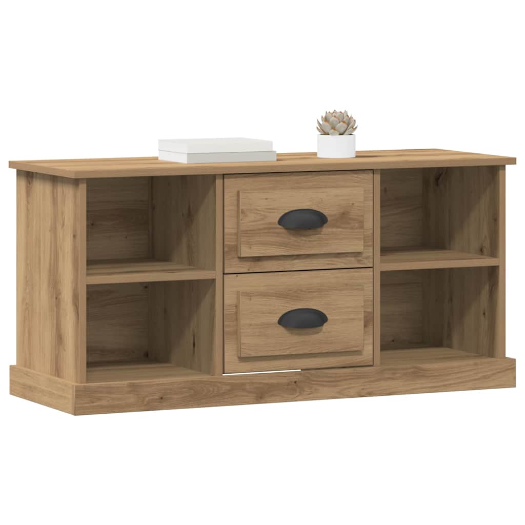 vidaXL TV Cabinet 99.5 x 35.5 x 48 cm Artisan Oak Engineered Wood