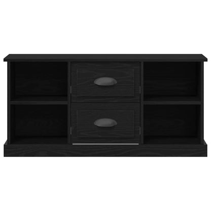 vidaXL TV Cabinet Black Oak 99.5 x 35.5 x 48 cm Engineered Wood