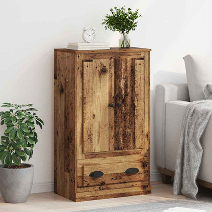 vidaXL Highboard Old Wood 60 x 35.5 x 103.5 cm Engineered Wood