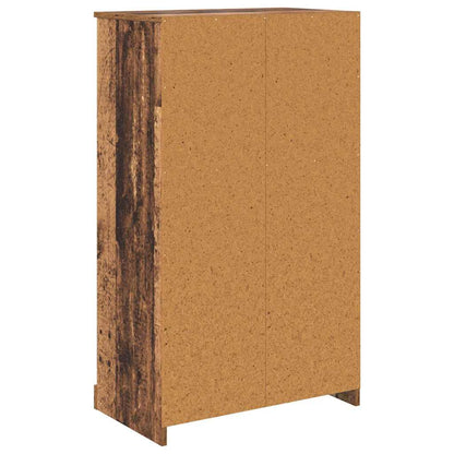 vidaXL Highboard Old Wood 60 x 35.5 x 103.5 cm Engineered Wood