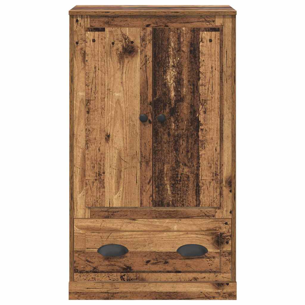 vidaXL Highboard Old Wood 60 x 35.5 x 103.5 cm Engineered Wood