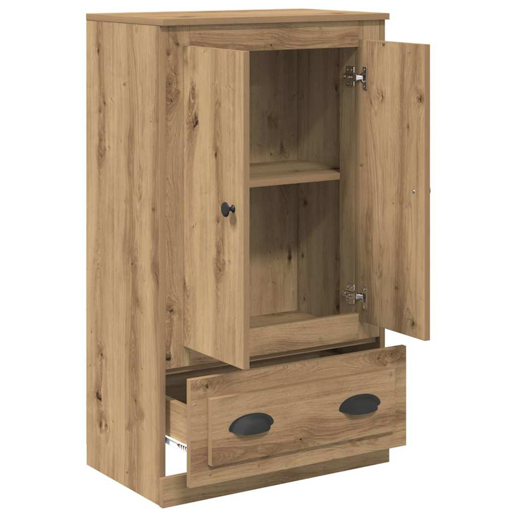 vidaXL Highboard Artisan Oak 60 x 35.5 x 103.5 cm Engineered Wood
