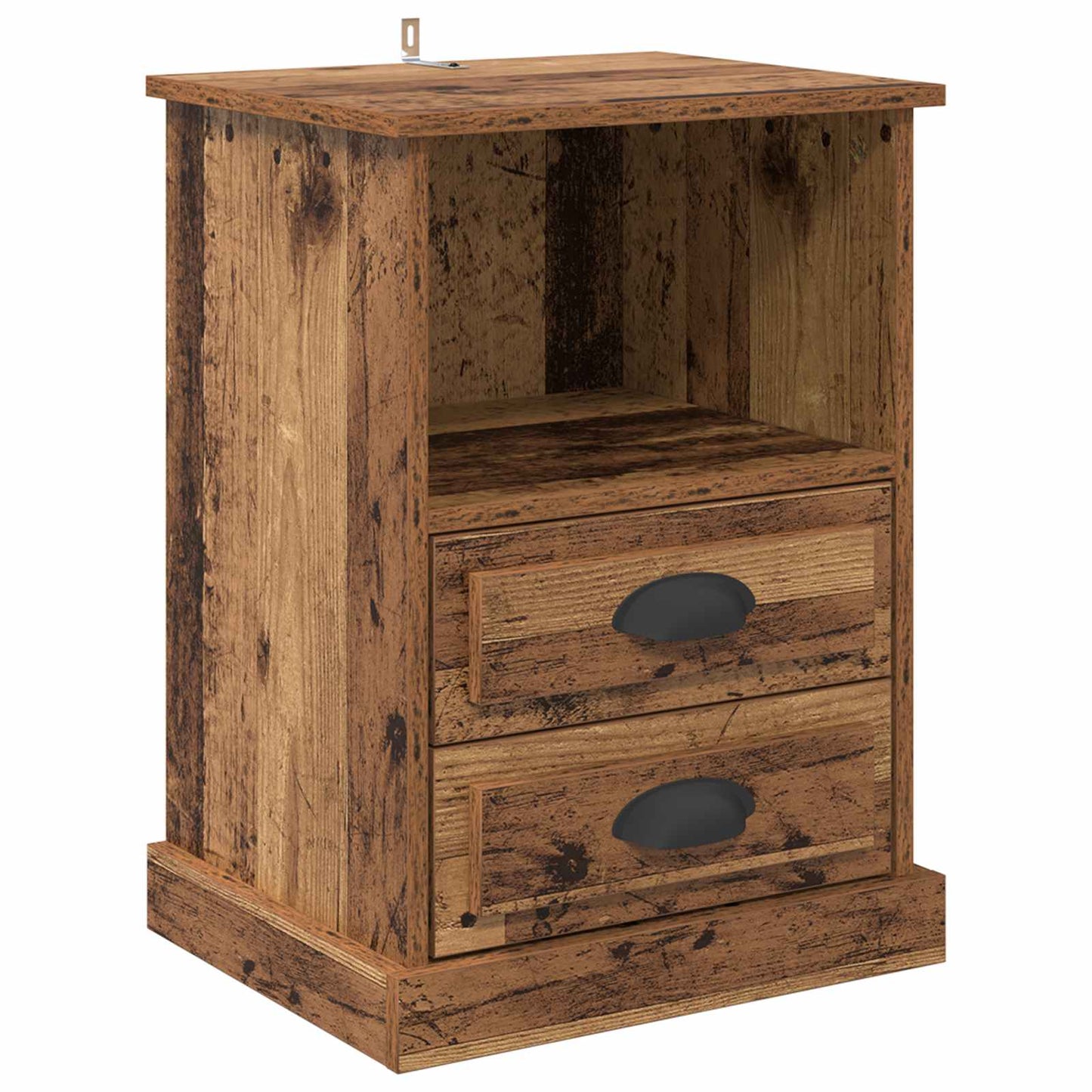 vidaXL Bedside Cabinet Old Wood 36 x 43 x 60 cm Engineered Wood