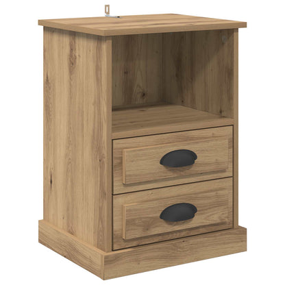vidaXL Bedside Cabinet 2 pcs Artisan Oak 36 x 43 x 60 cm