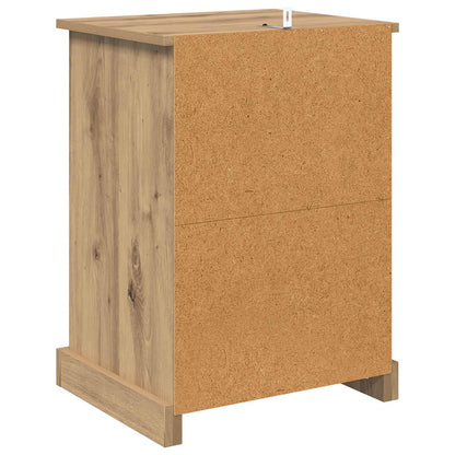 vidaXL Bedside Cabinet 2 pcs Artisan Oak 36 x 43 x 60 cm