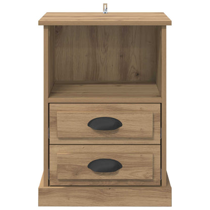 vidaXL Bedside Cabinet 2 pcs Artisan Oak 36 x 43 x 60 cm
