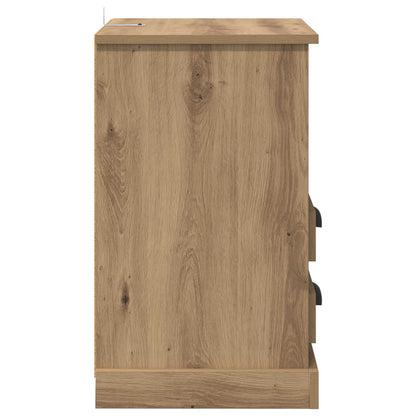vidaXL Bedside Cabinet 2 pcs Artisan Oak 36 x 43 x 60 cm