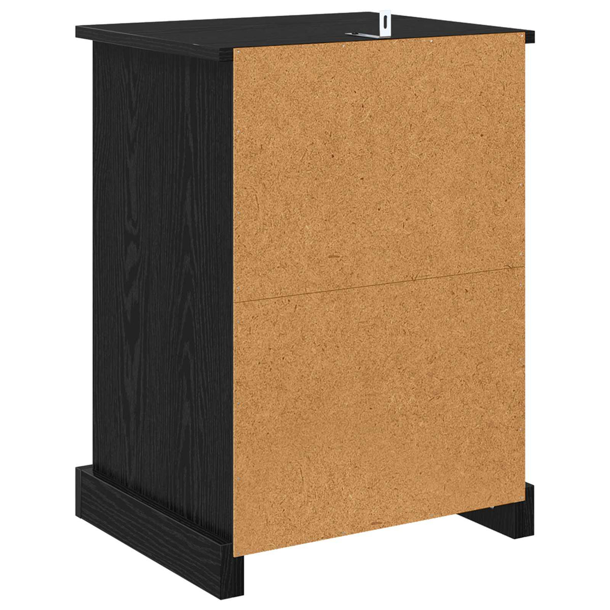 vidaXL Bedside Cabinet 2 pcs Black Oak 36 x 43 x 60 cm Engineered Wood