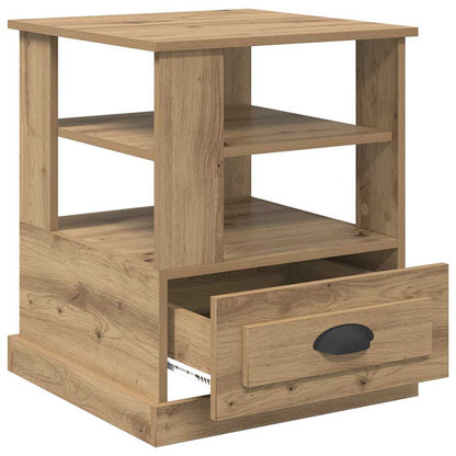 vidaXL Bedside Cabinet Artisan Oak 50 x 50 x 60 cm Engineered Wood
