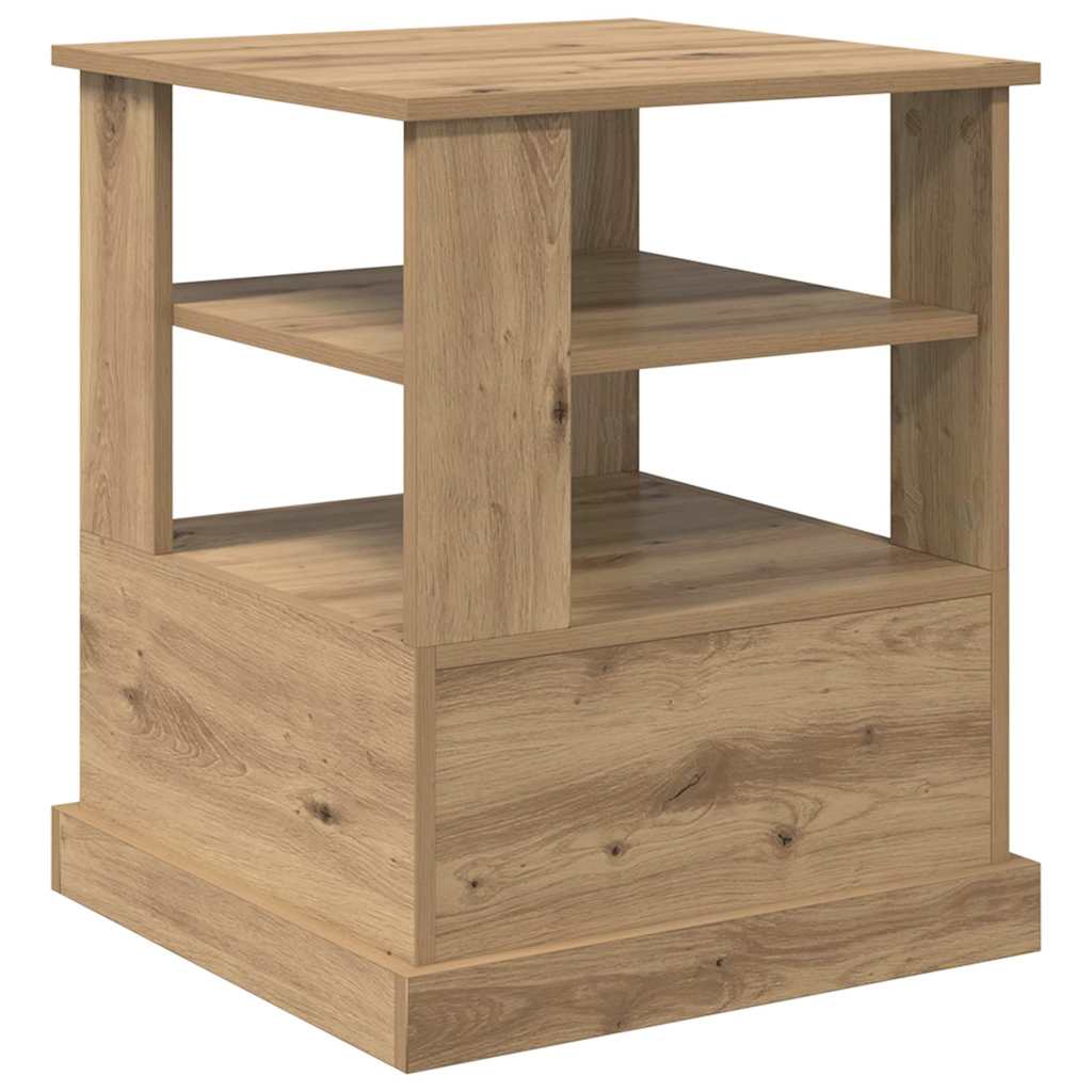 vidaXL Bedside Cabinet Artisan Oak 50 x 50 x 60 cm Engineered Wood