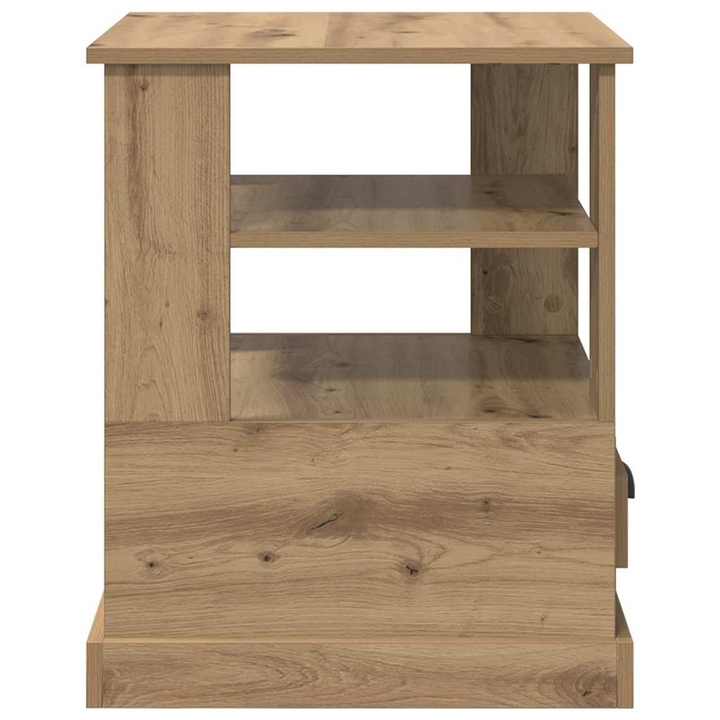 vidaXL Bedside Cabinet Artisan Oak 50 x 50 x 60 cm Engineered Wood