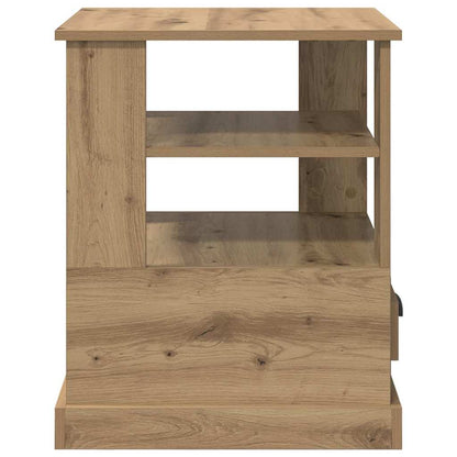 vidaXL Bedside Cabinet Artisan Oak 50 x 50 x 60 cm Engineered Wood