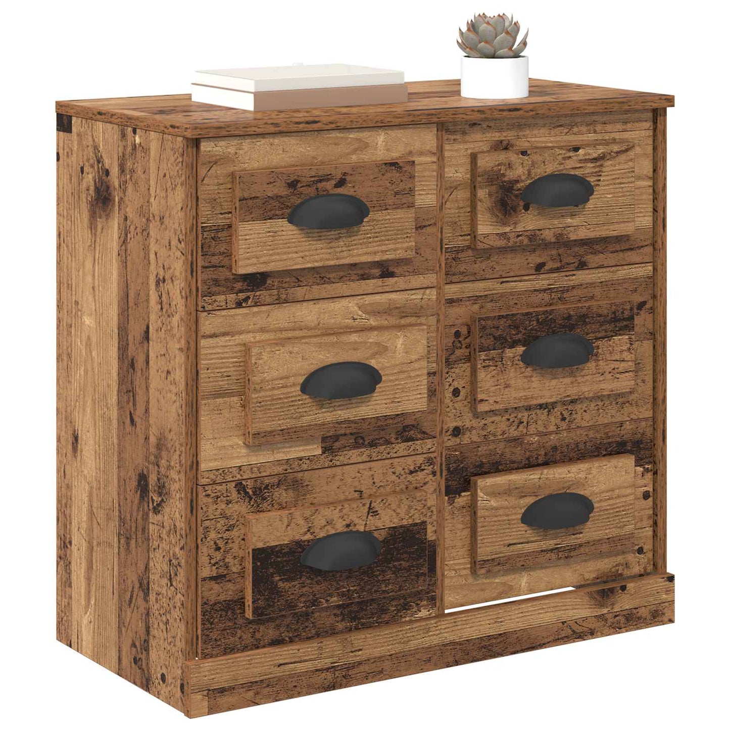 vidaXL Sideboard Old Wood 70 x 35.5 x 67.5 cm Engineered Wood