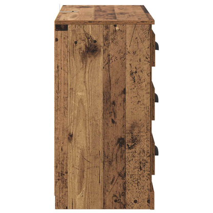 vidaXL Sideboard Old Wood 70 x 35.5 x 67.5 cm Engineered Wood