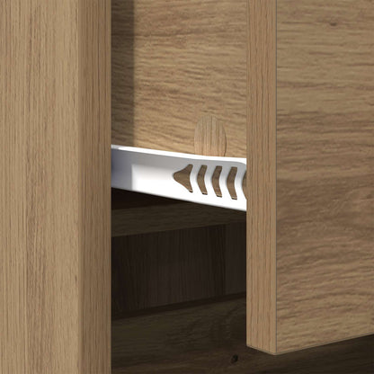vidaXL Sideboard Artisan Oak 70 x 35.5 x 67.5 cm Engineered Wood