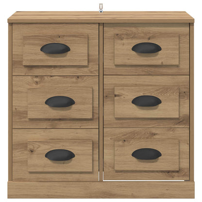 vidaXL Sideboard Artisan Oak 70 x 35.5 x 67.5 cm Engineered Wood