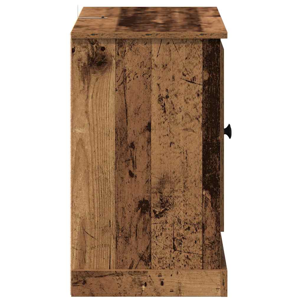 vidaXL Sideboard Old Wood 100 x 35.5 x 60 cm Engineered Wood