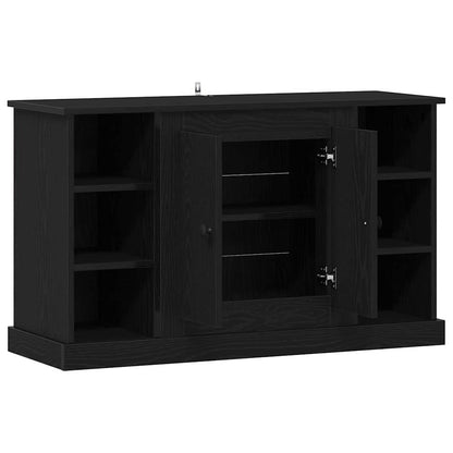 vidaXL Sideboard Black Oak 100 x 35.5 x 60 cm Engineered Wood