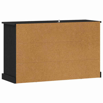 vidaXL Sideboard Black Oak 100 x 35.5 x 60 cm Engineered Wood