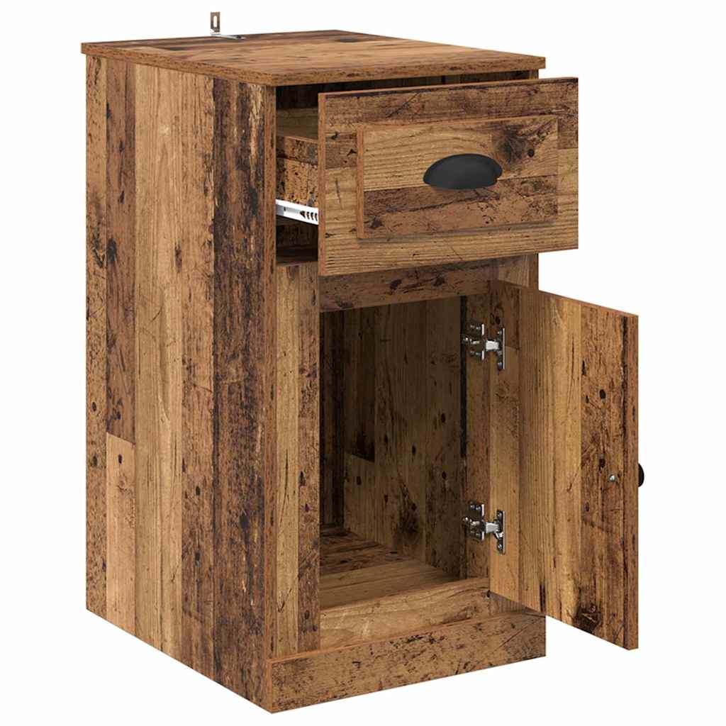 vidaXL Side Cabinet 40 x 50 x 75 cm Engineered Wood Old Wood