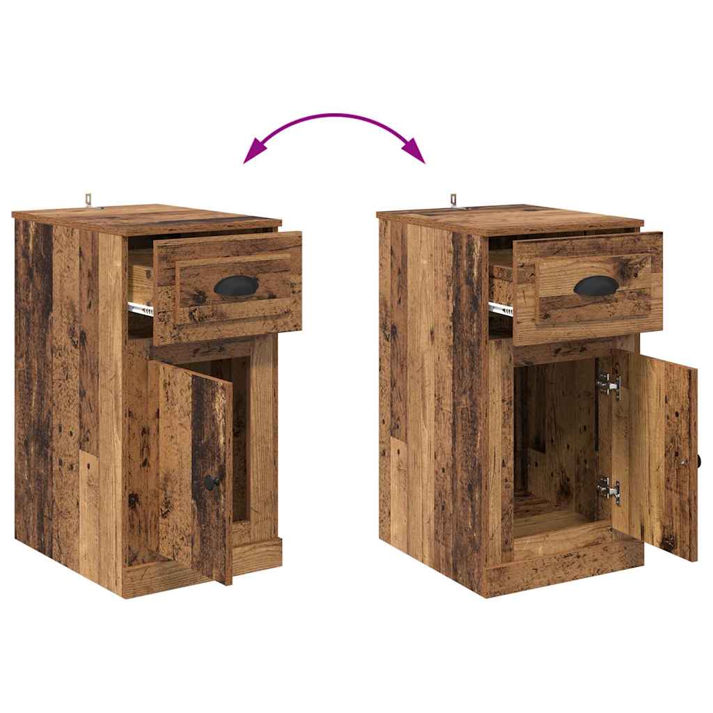 vidaXL Side Cabinet 40 x 50 x 75 cm Engineered Wood Old Wood