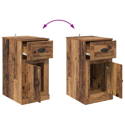 vidaXL Side Cabinet 40 x 50 x 75 cm Engineered Wood Old Wood