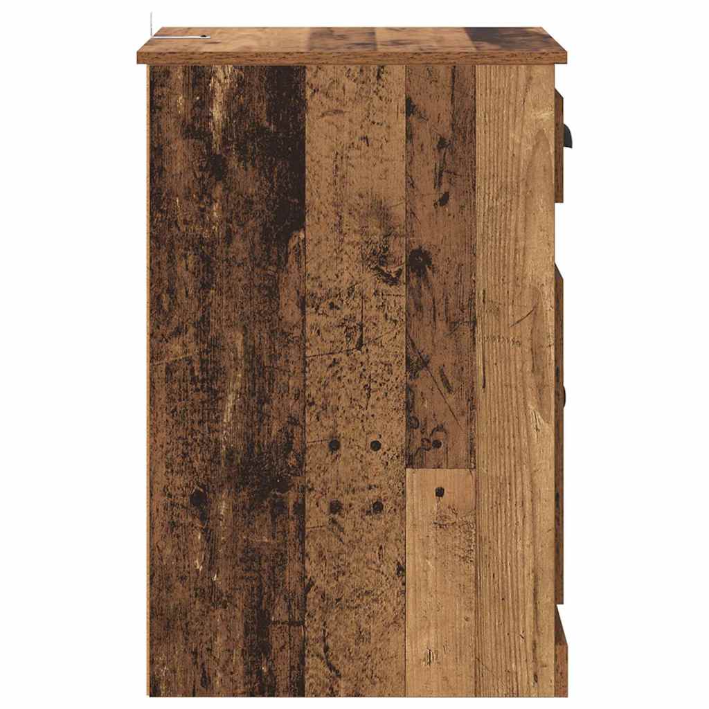 vidaXL Side Cabinet 40 x 50 x 75 cm Engineered Wood Old Wood